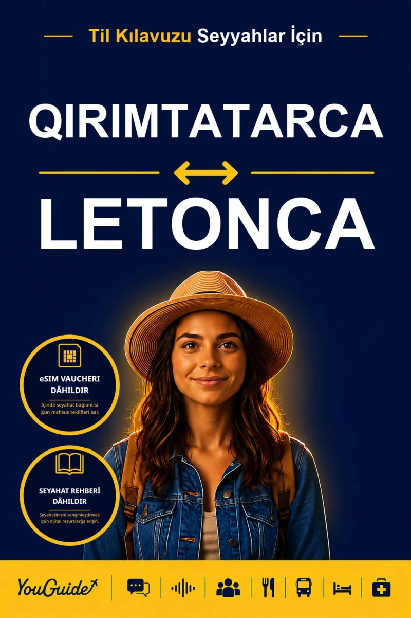 Portada: The Language Guide for Travelers - Crimean Tatar to Latvian