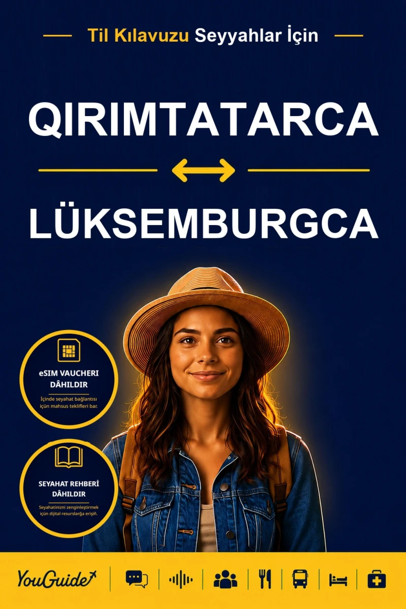 Portada: The Language Guide for Travelers - Crimean Tatar to Luxembourgish