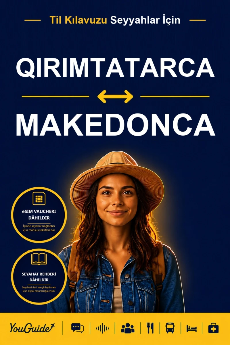 Portada: The Language Guide for Travelers - Crimean Tatar to Macedonian