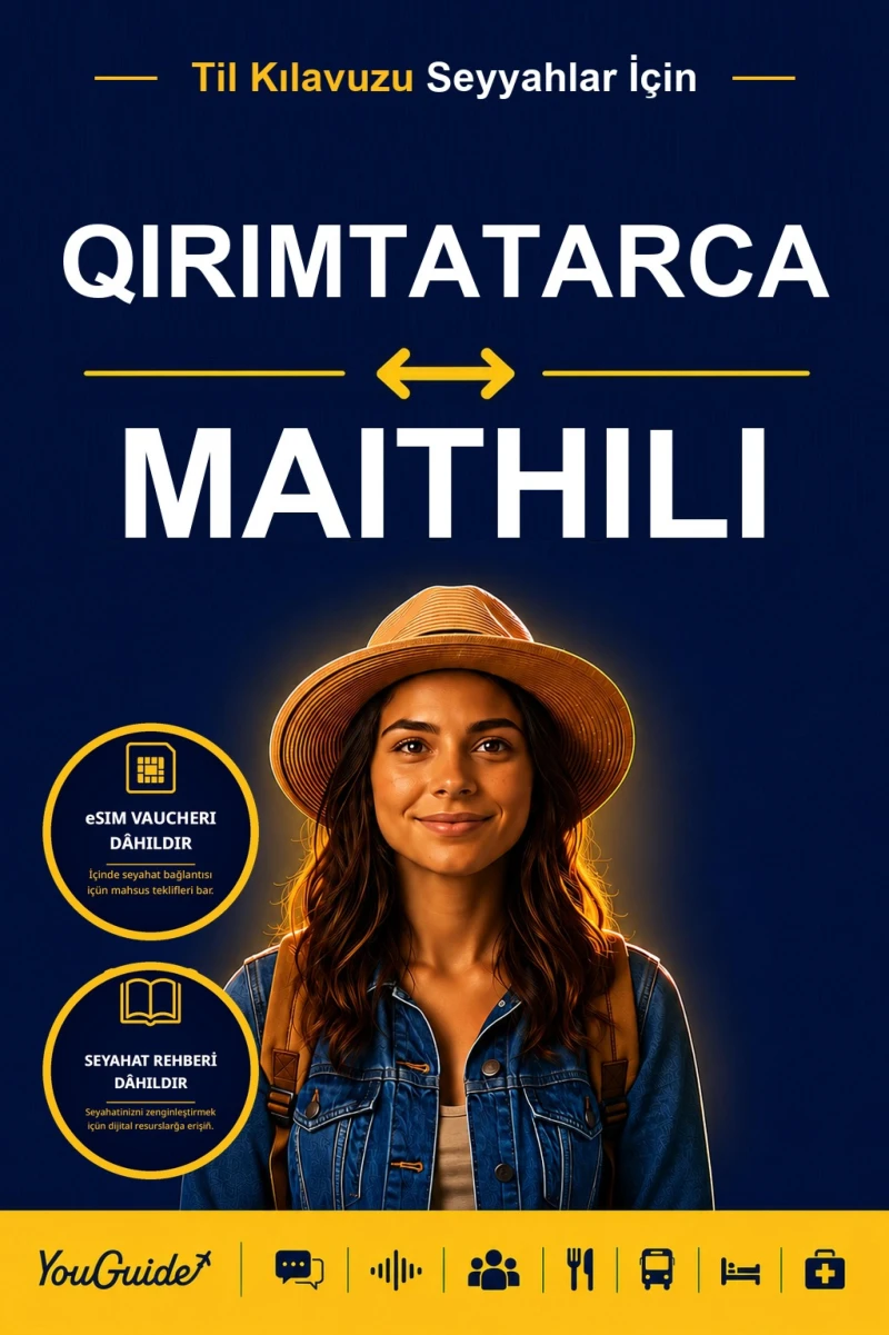 Portada: The Language Guide for Travelers - Crimean Tatar to Maithili