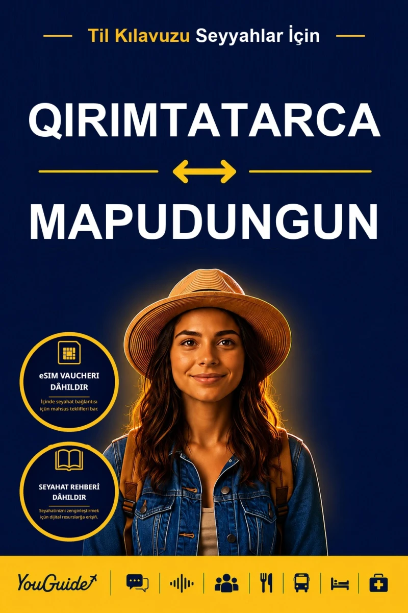 Portada: The Language Guide for Travelers - Crimean Tatar to Mapudungun