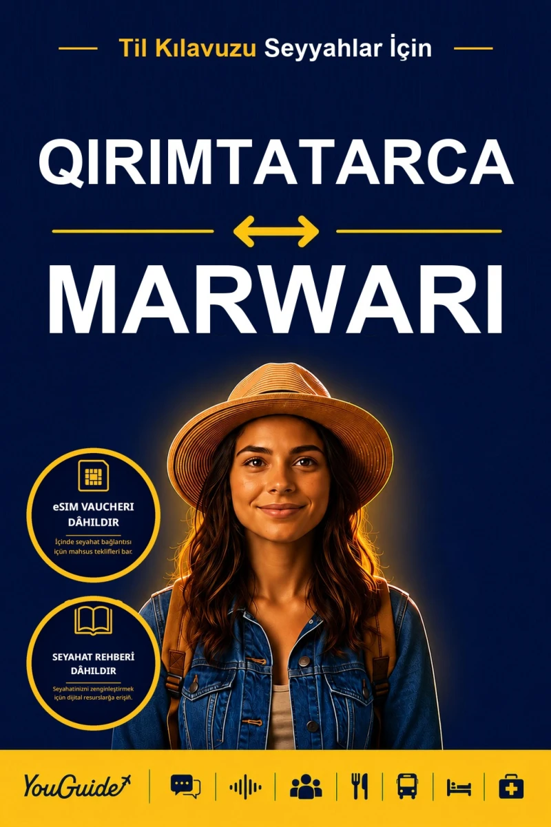 Portada: The Language Guide for Travelers - Crimean Tatar to Marwari