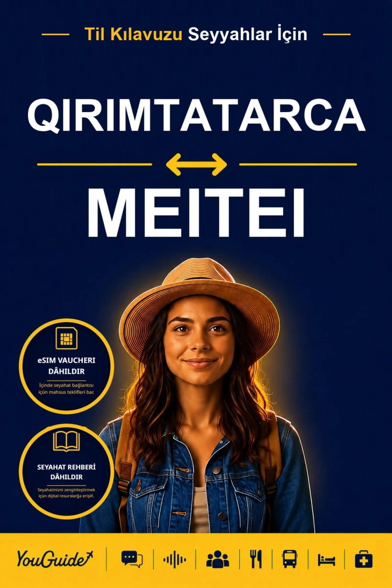 Portada: The Language Guide for Travelers - Crimean Tatar to Meitei
