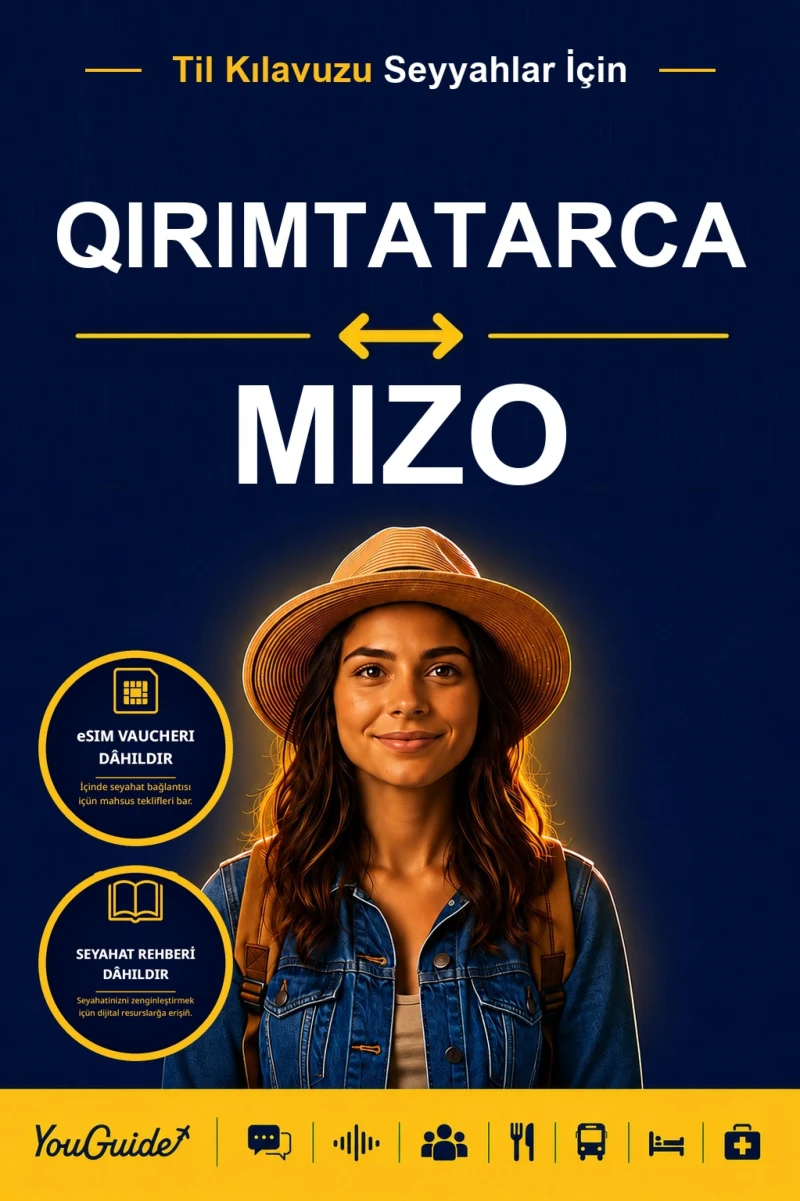 Portada: The Language Guide for Travelers - Crimean Tatar to Mizo