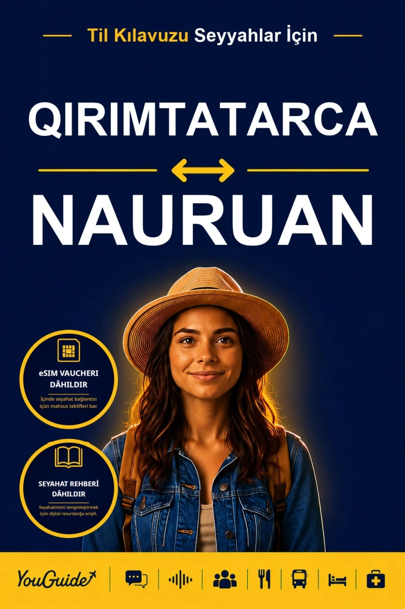 Portada: The Language Guide for Travelers - Crimean Tatar to Nauruan