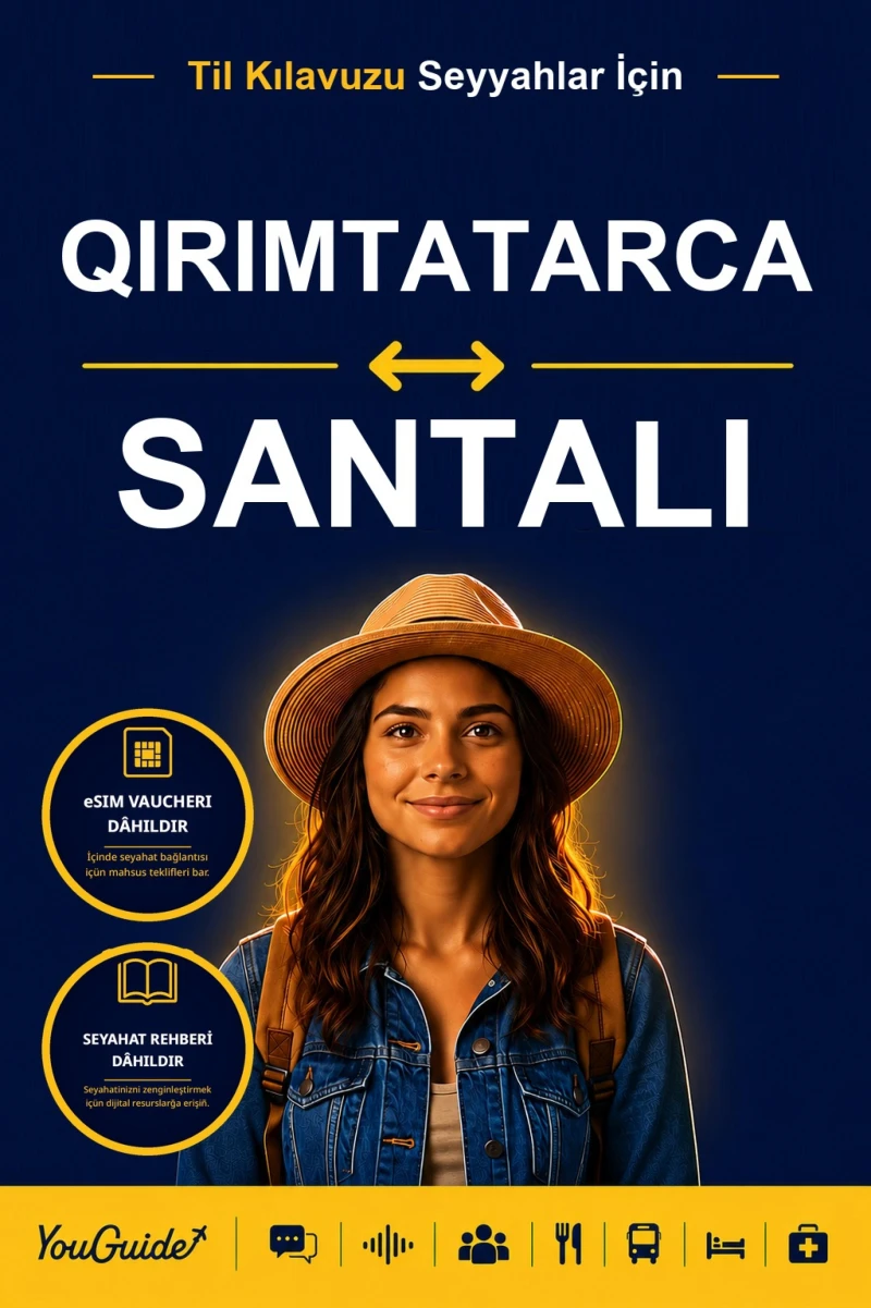 Portada: The Language Guide for Travelers - Crimean Tatar to Santali