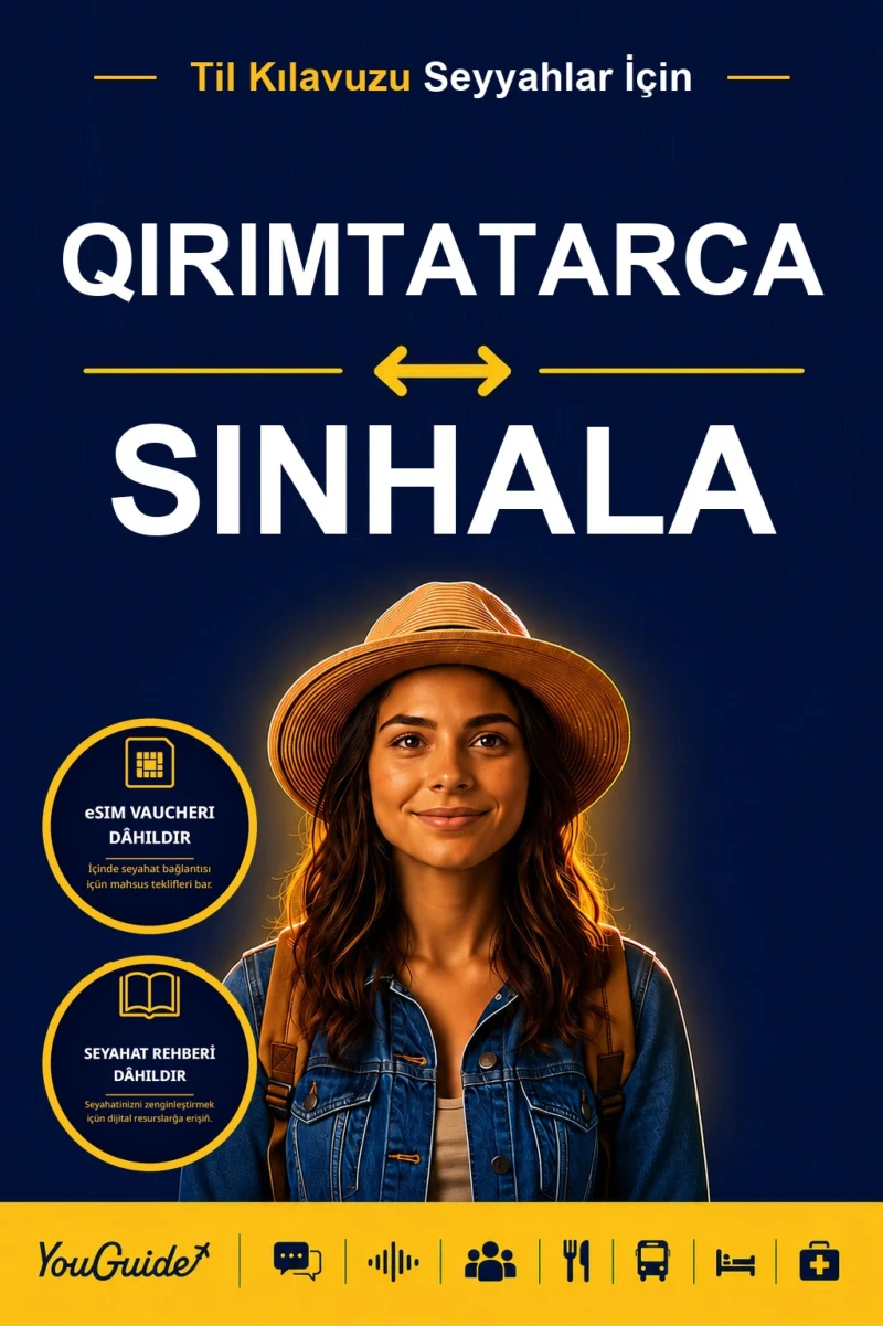 Portada: The Language Guide for Travelers - Crimean Tatar to Sinhala