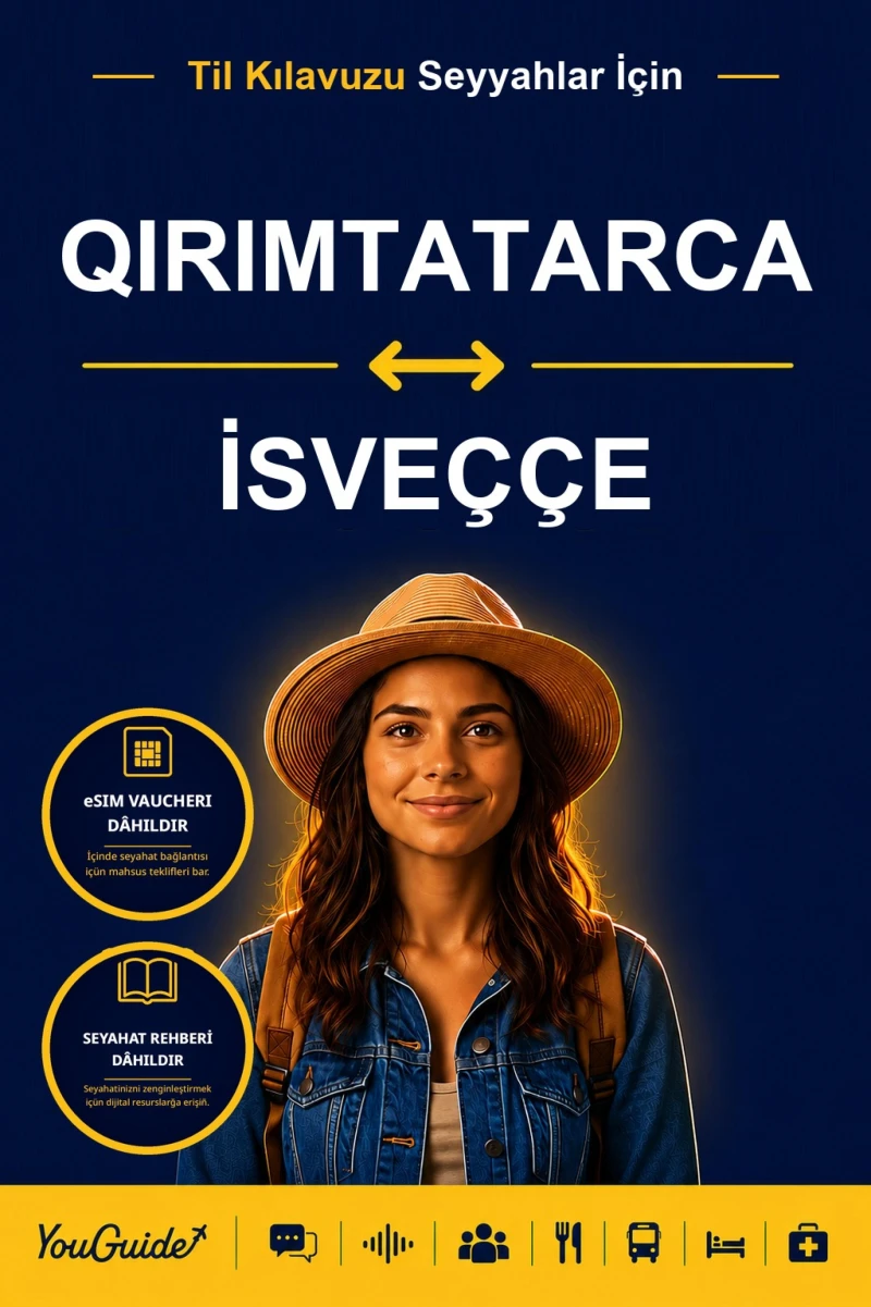 Portada: The Language Guide for Travelers - Crimean Tatar to Swedish