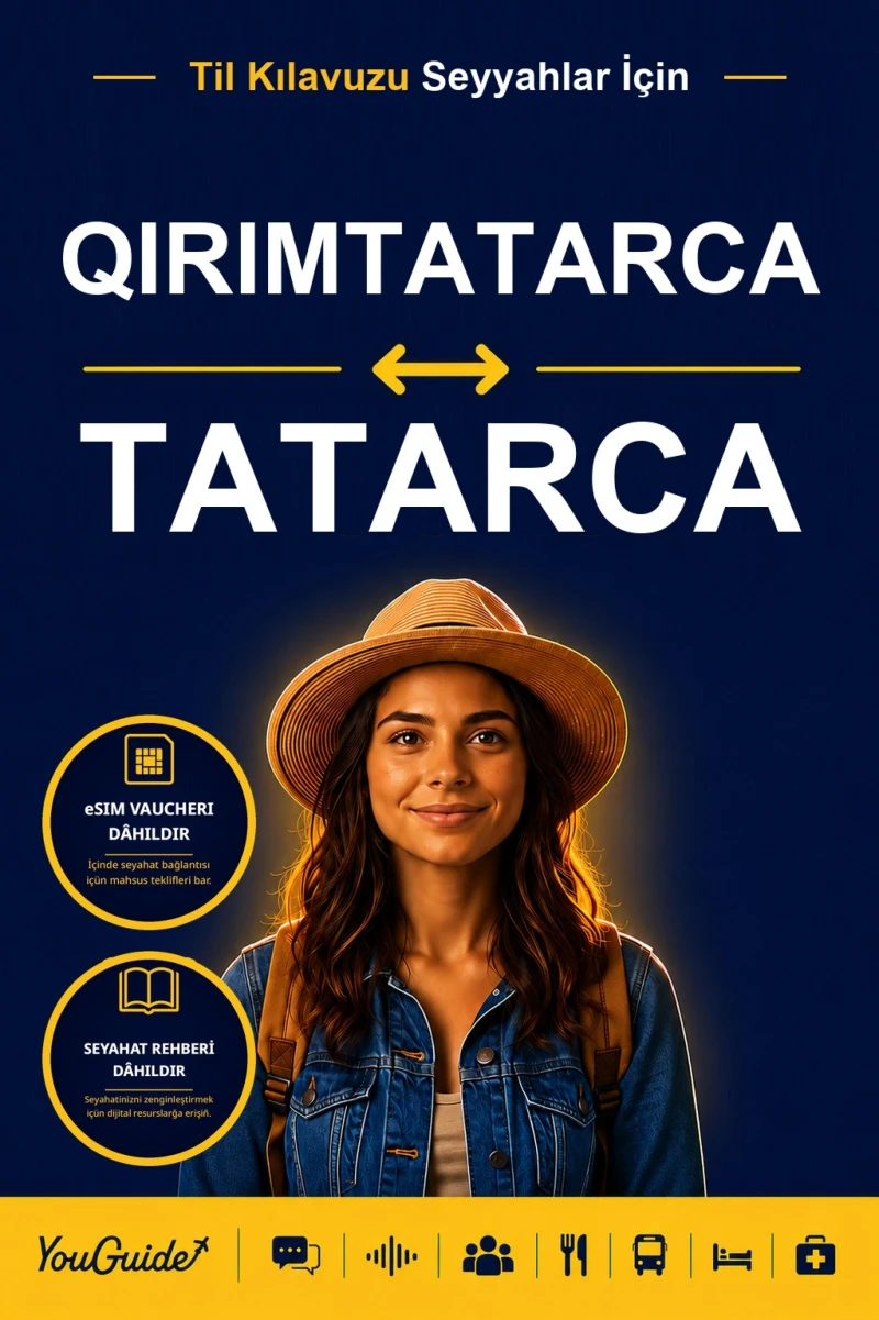 Portada: The Language Guide for Travelers - Crimean Tatar to Tatar
