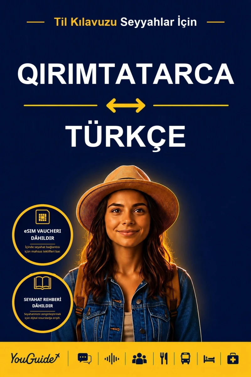 Portada: The Language Guide for Travelers - Crimean Tatar to Turkish