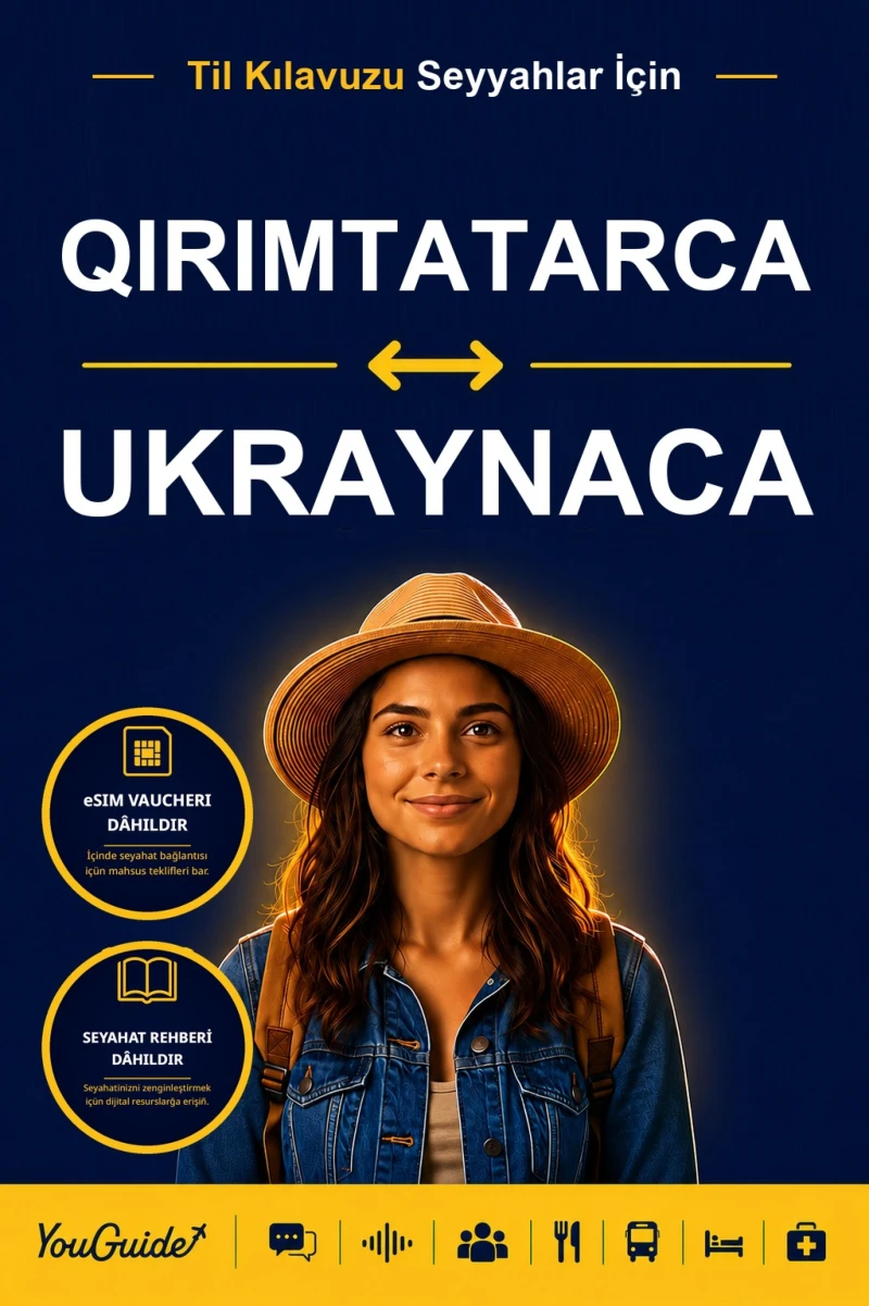 Portada: The Language Guide for Travelers - Crimean Tatar to Ukrainian
