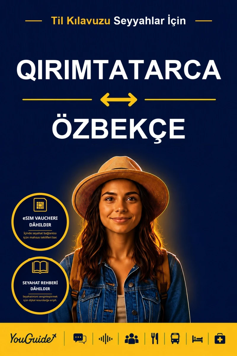 Portada: The Language Guide for Travelers - Crimean Tatar to Uzbek