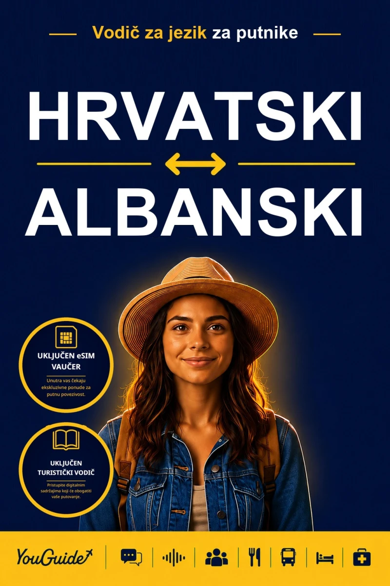Portada: The Language Guide for Travelers - Croatian to Albanian