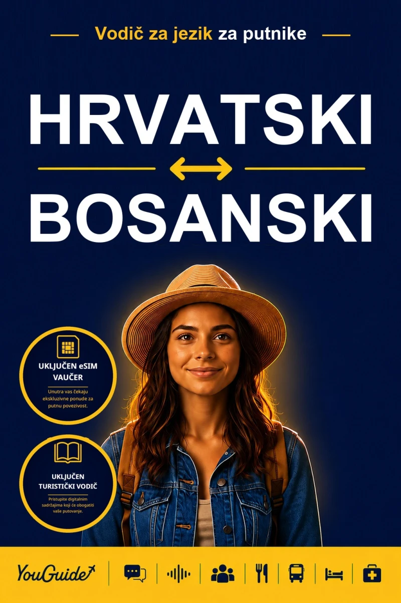 Portada: The Language Guide for Travelers - Croatian to Bosnian