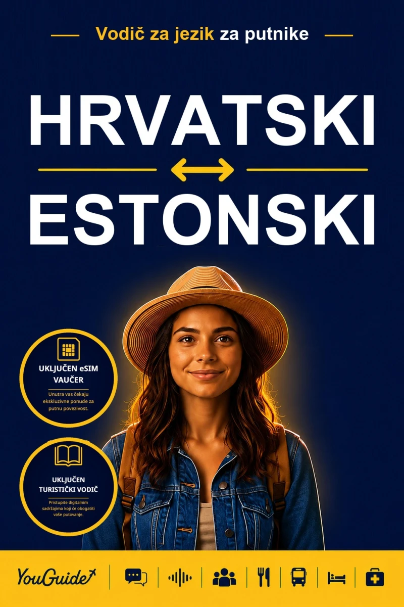 Portada: The Language Guide for Travelers - Croatian to Estonian