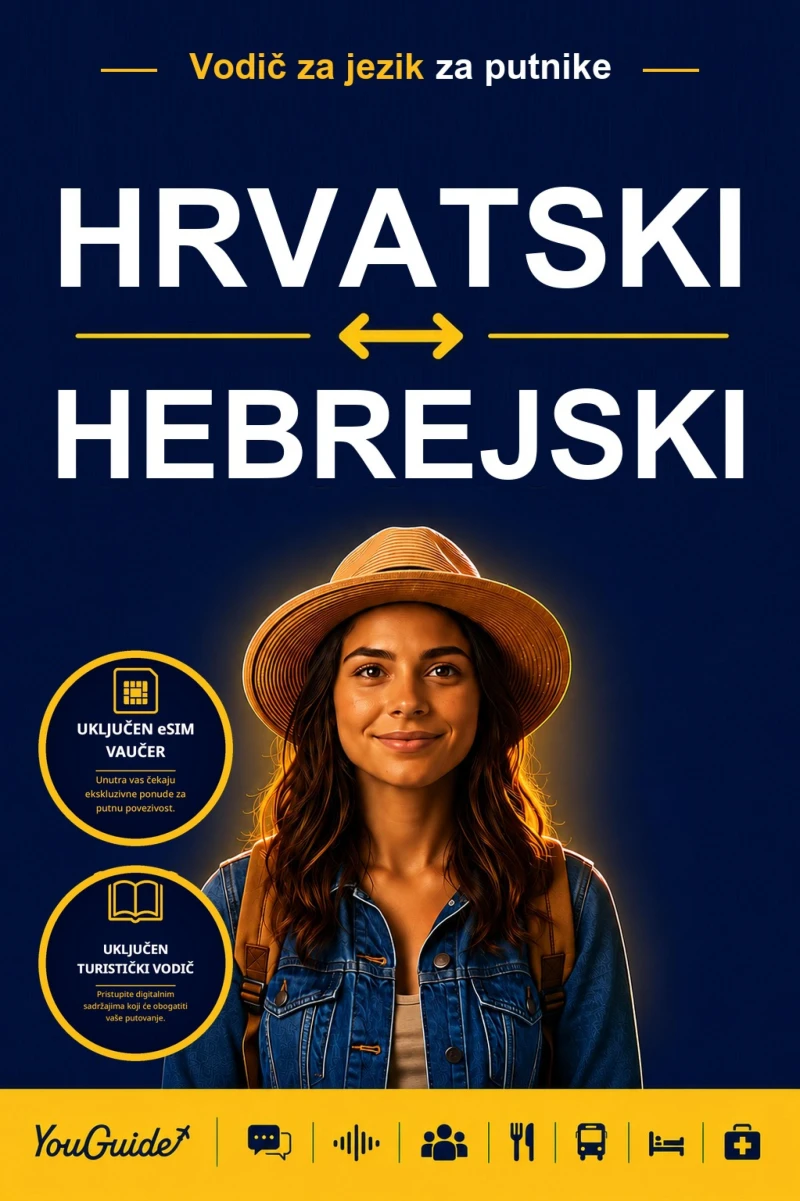 Portada: The Language Guide for Travelers - Croatian to Hebrew