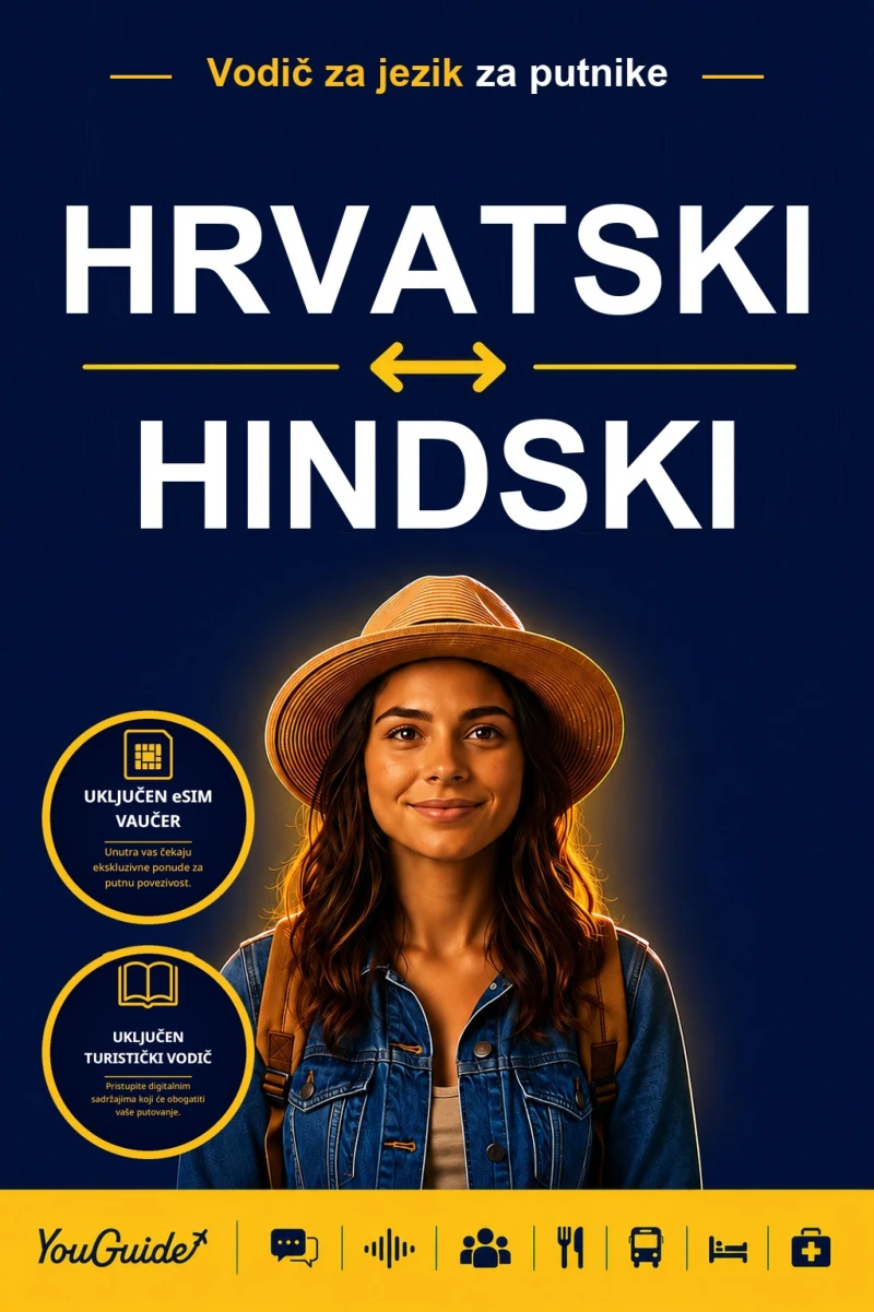 Portada: The Language Guide for Travelers - Croatian to Hindi