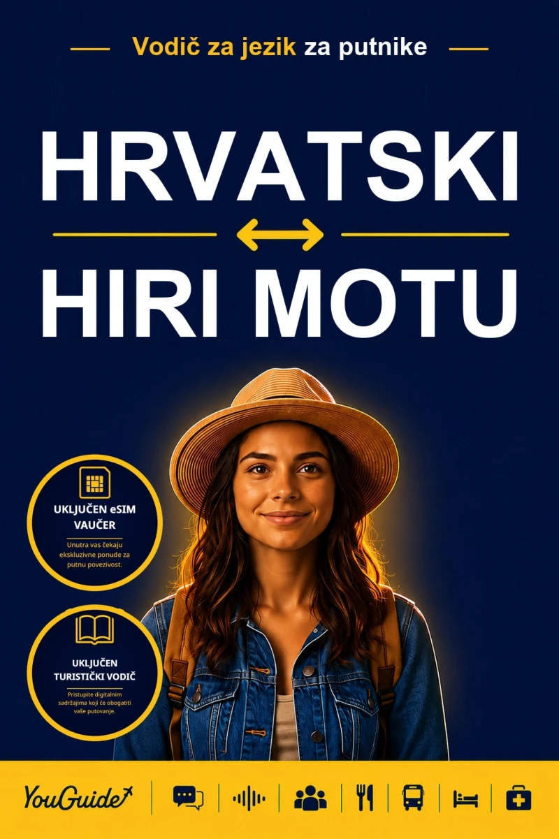 Portada: The Language Guide for Travelers - Croatian to Hiri Motu