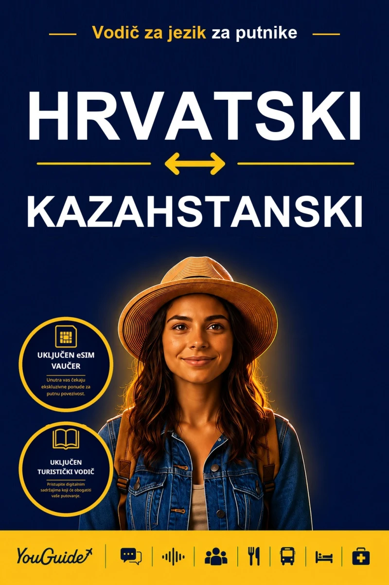 Portada: The Language Guide for Travelers - Croatian to Kazakh