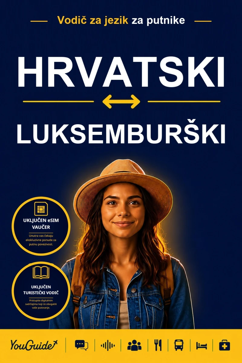 Portada: The Language Guide for Travelers - Croatian to Luxembourgish