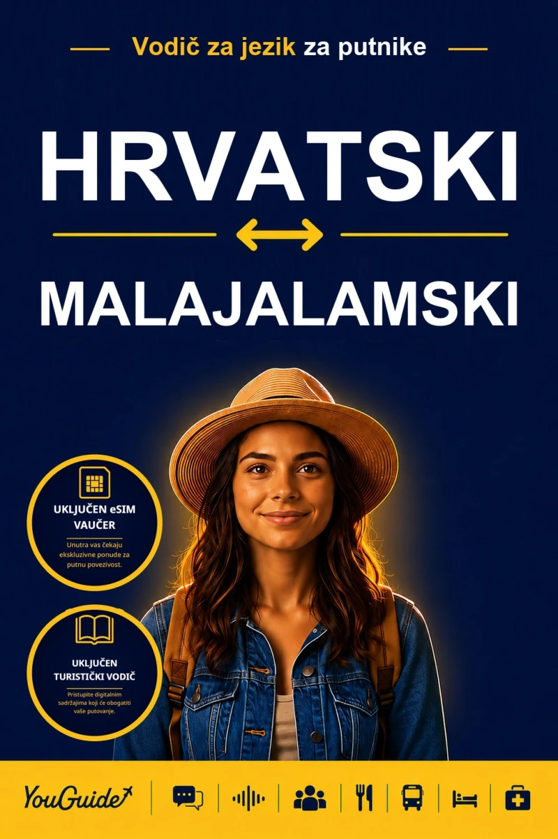 Portada: The Language Guide for Travelers - Croatian to Malayalam