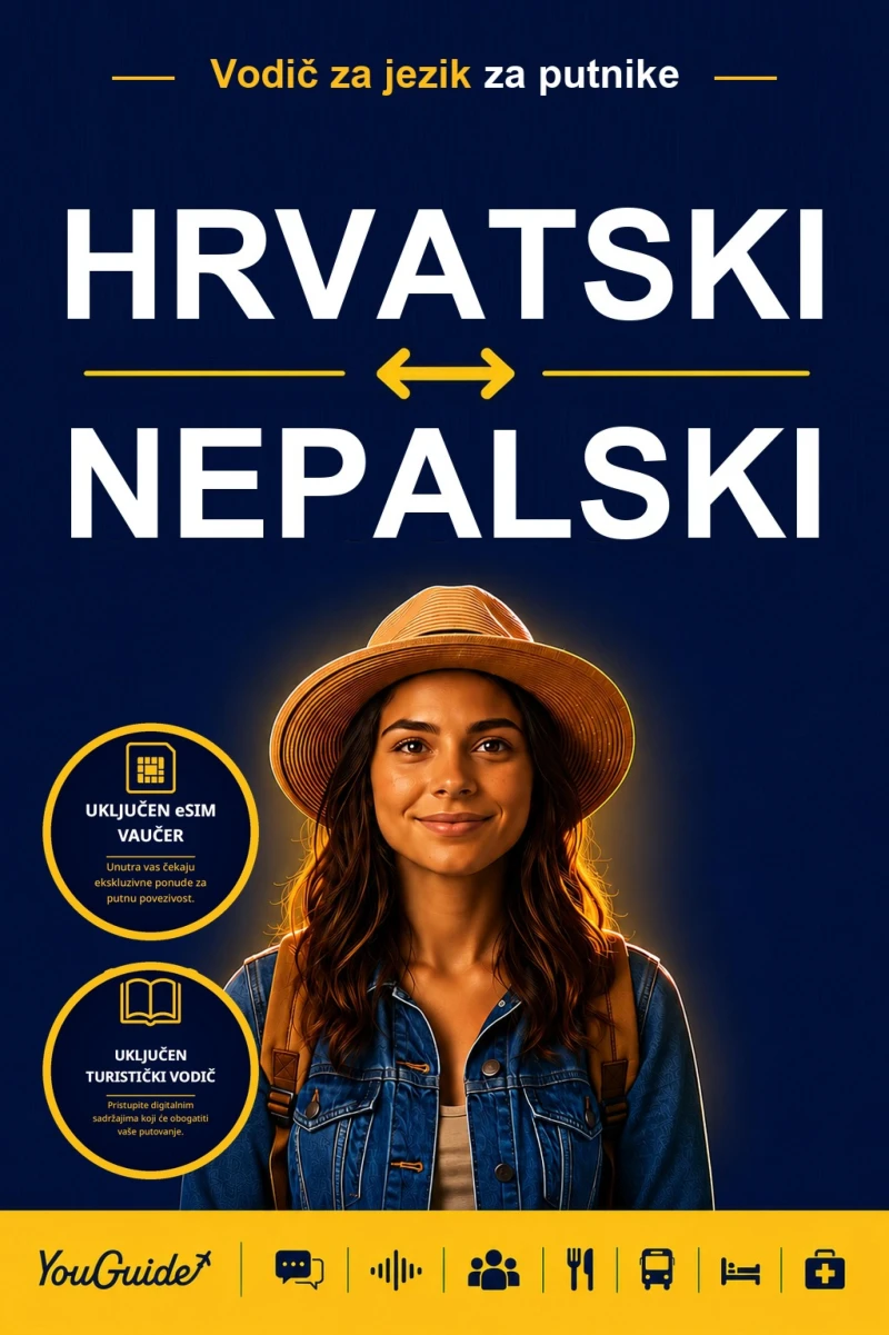 Portada: The Language Guide for Travelers - Croatian to Nepali