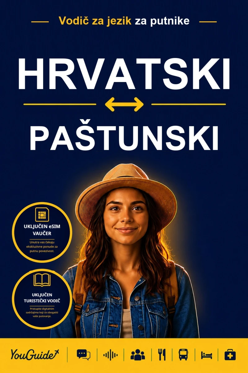 Portada: The Language Guide for Travelers - Croatian to Pashto