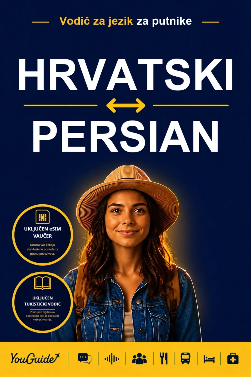 Portada: The Language Guide for Travelers - Croatian to Persian