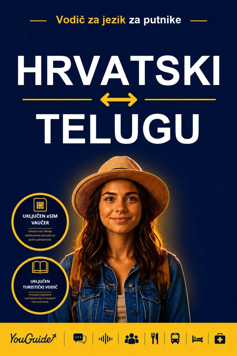 Portada: The Language Guide for Travelers - Croatian to Telugu
