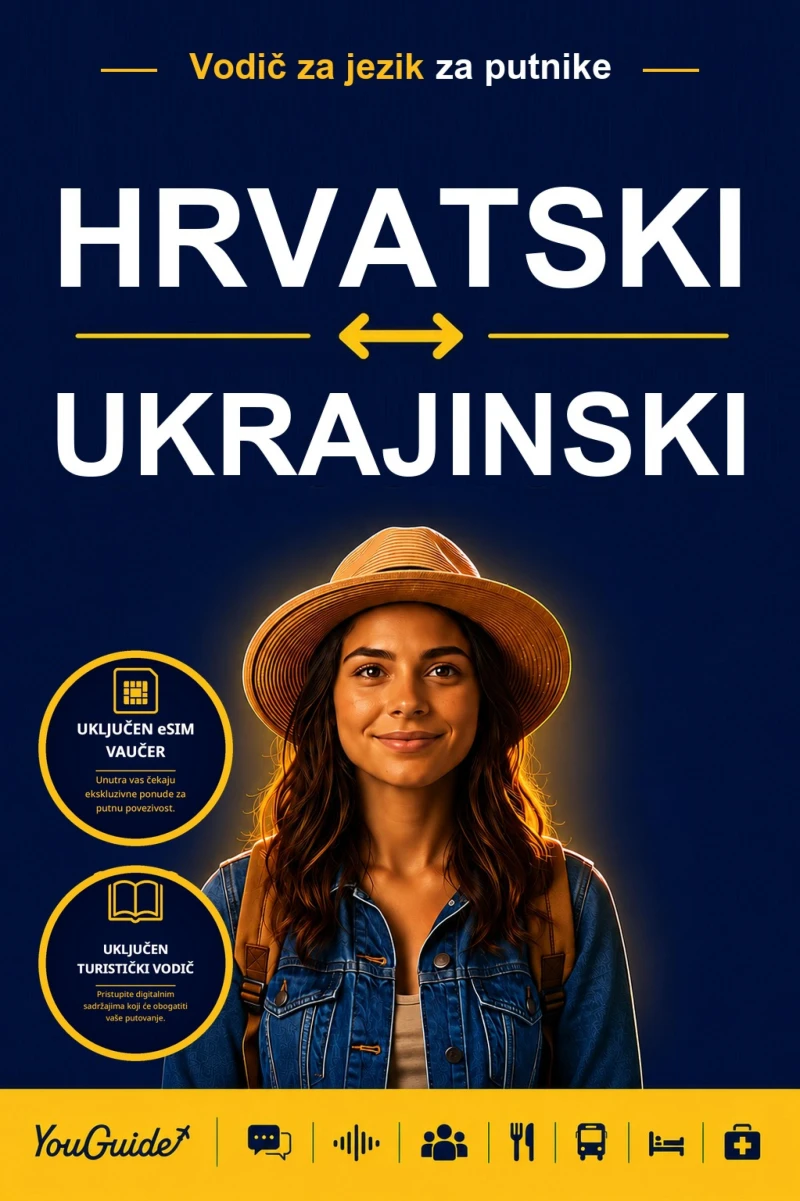 Portada: The Language Guide for Travelers - Croatian to Ukrainian