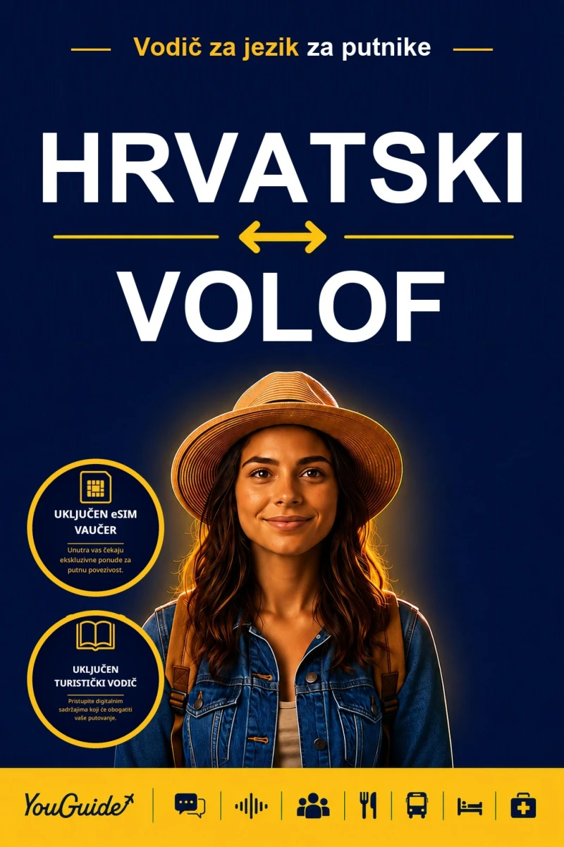 Portada: The Language Guide for Travelers - Croatian to Wolof