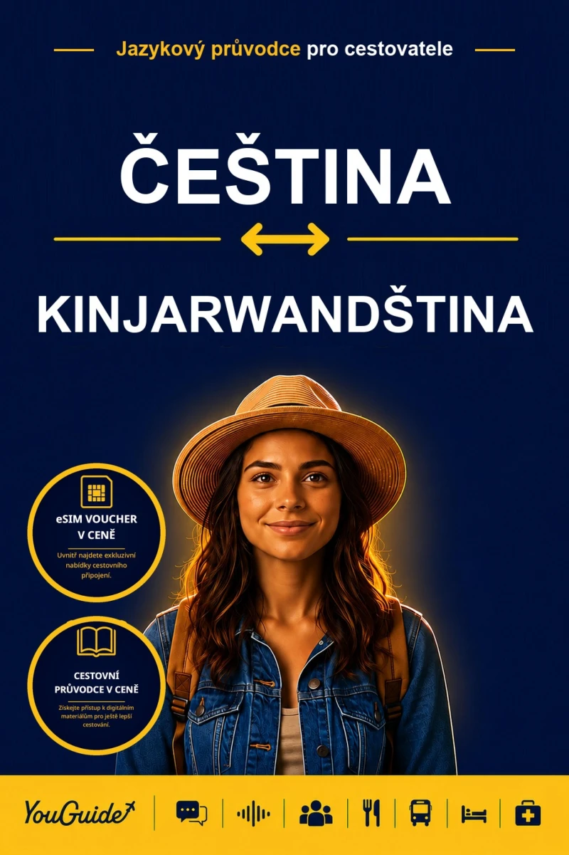 Portada: The Language Guide for Travelers - Czech to Kinyarwanda