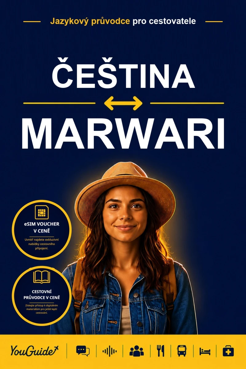 Portada: The Language Guide for Travelers - Czech to Marwari