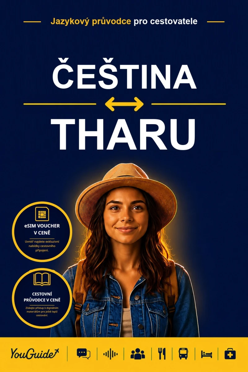 Portada: The Language Guide for Travelers - Czech to Tharu