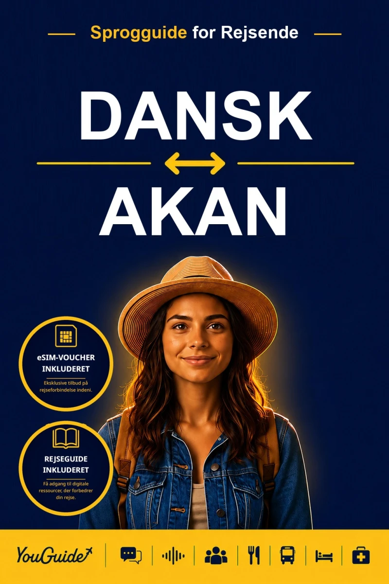 Portada: The Language Guide for Travelers - Danish to Akan