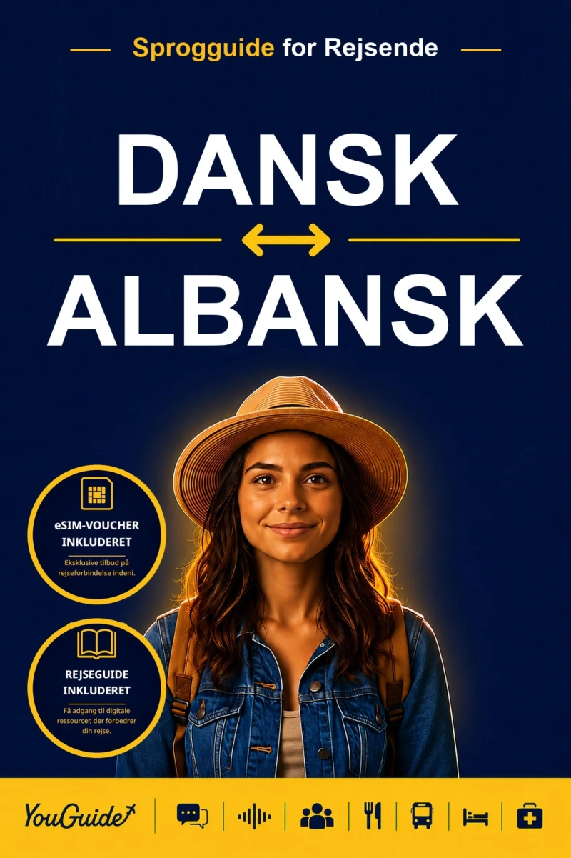 Portada: The Language Guide for Travelers - Danish to Albanian
