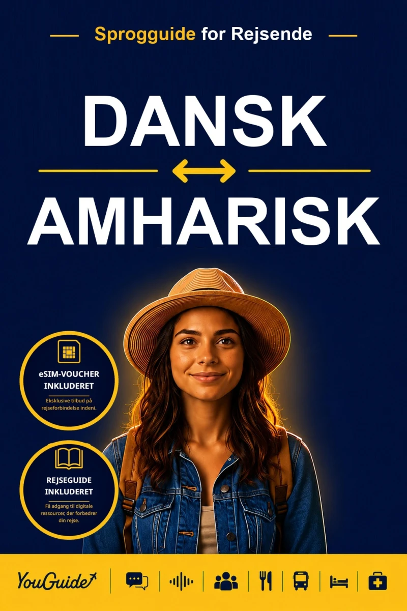Portada: The Language Guide for Travelers - Danish to Amharic