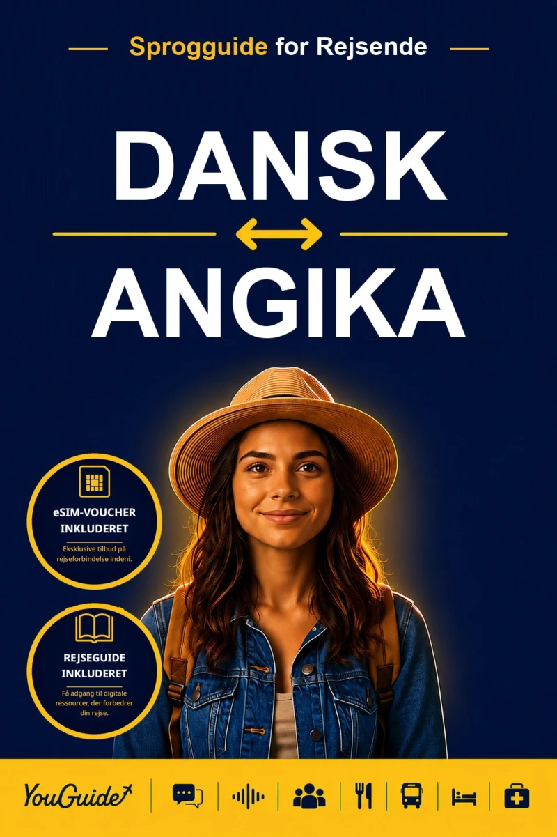 Portada: The Language Guide for Travelers - Danish to Angika