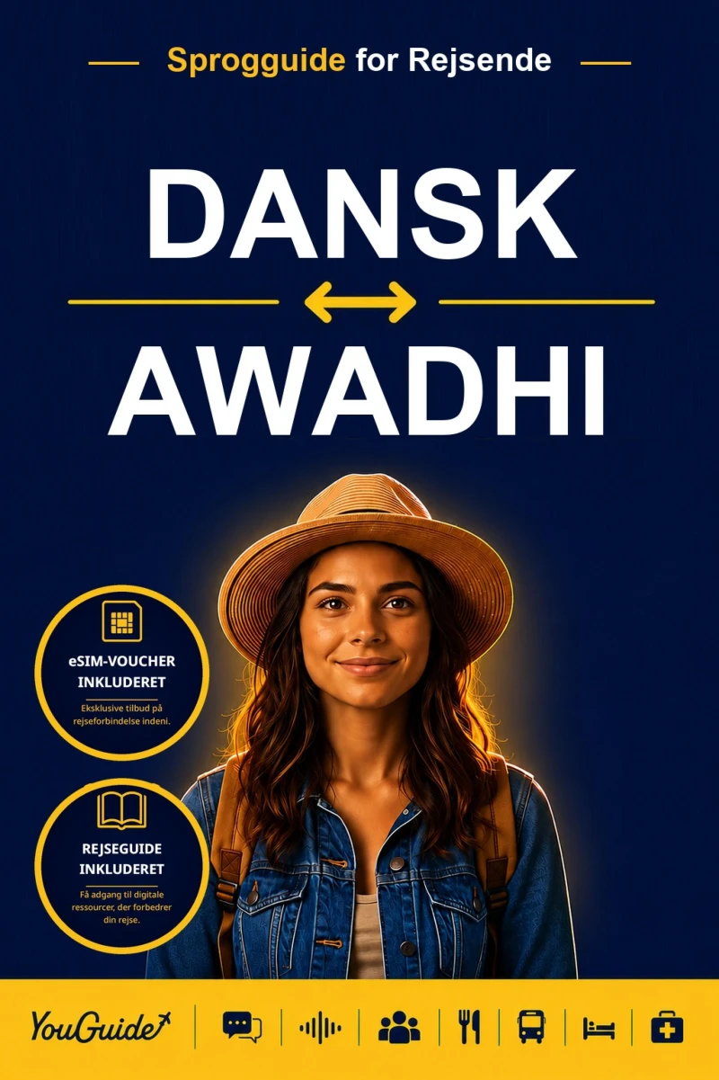 Portada: The Language Guide for Travelers - Danish to Awadhi