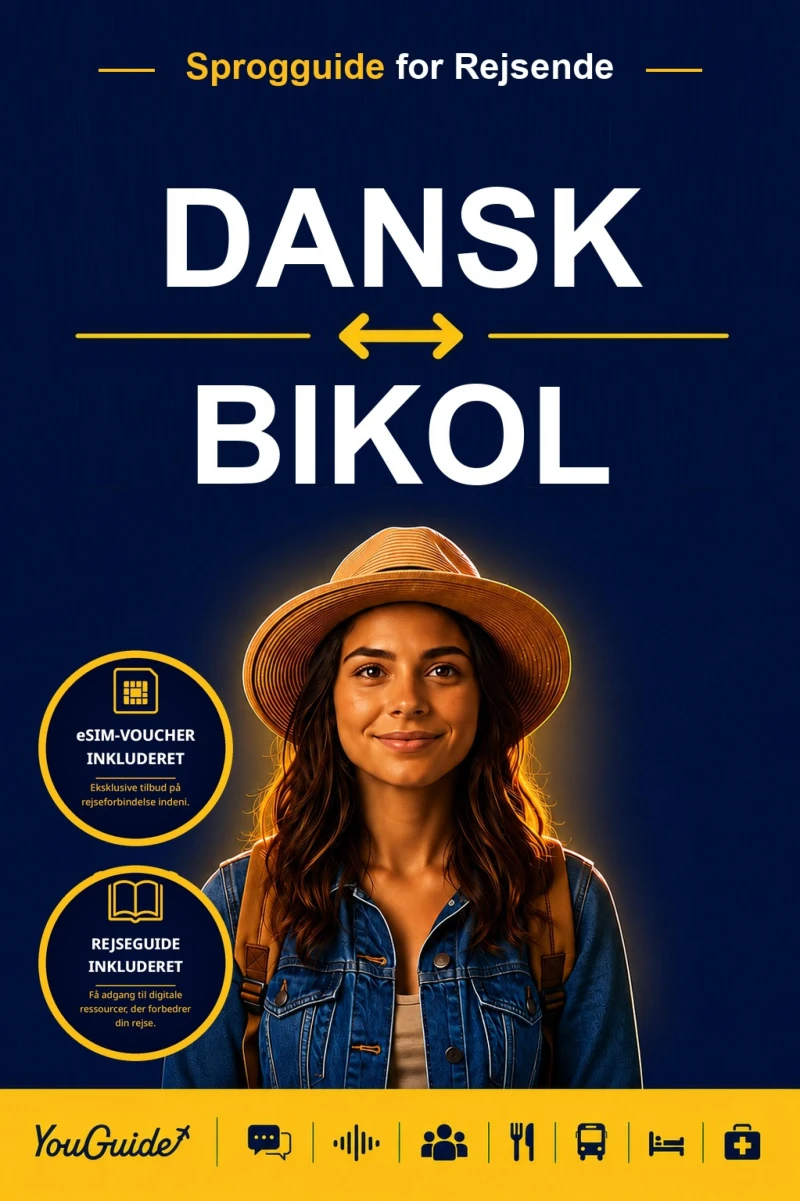 Portada: The Language Guide for Travelers - Danish to Bikol