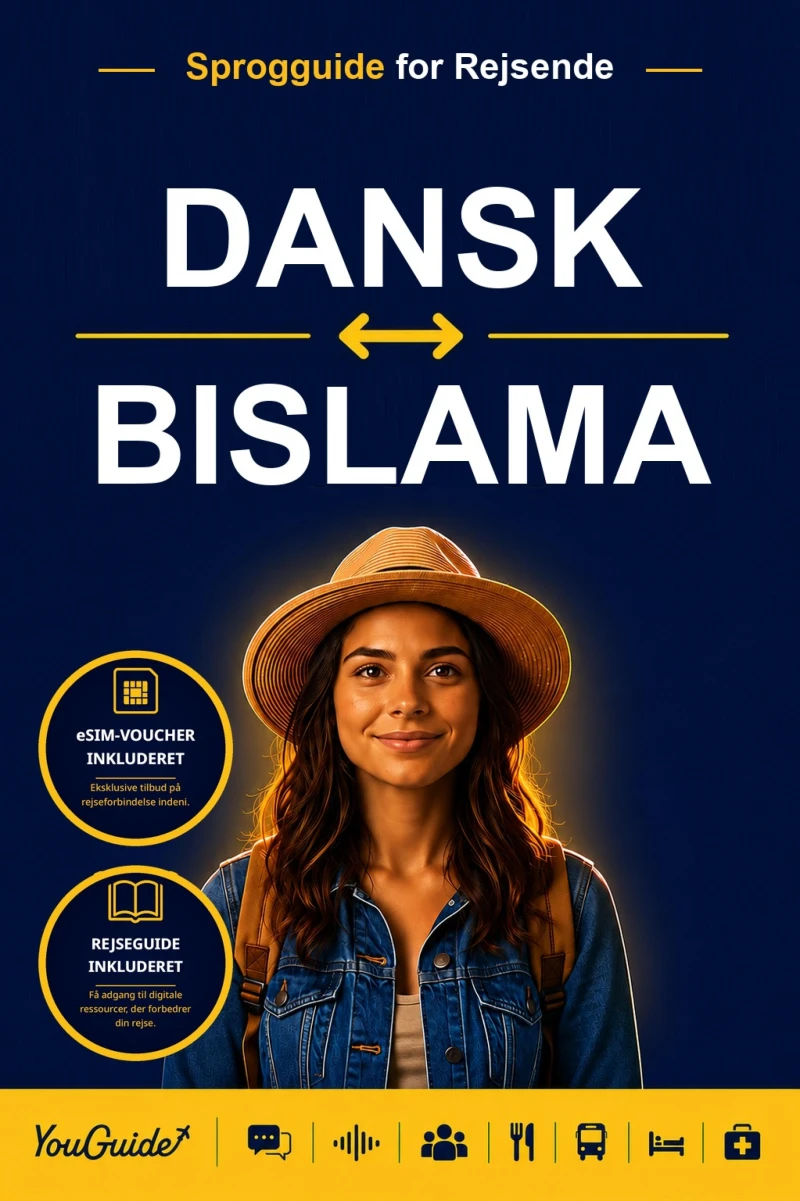 Portada: The Language Guide for Travelers - Danish to Bislama