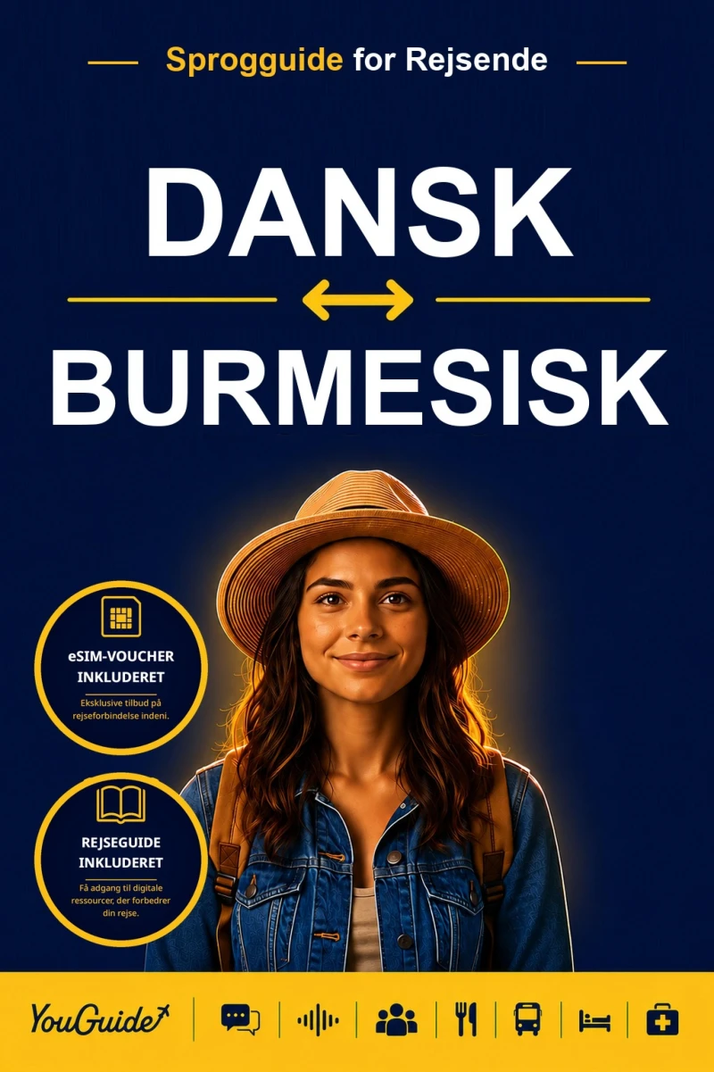 Portada: The Language Guide for Travelers - Danish to Burmese