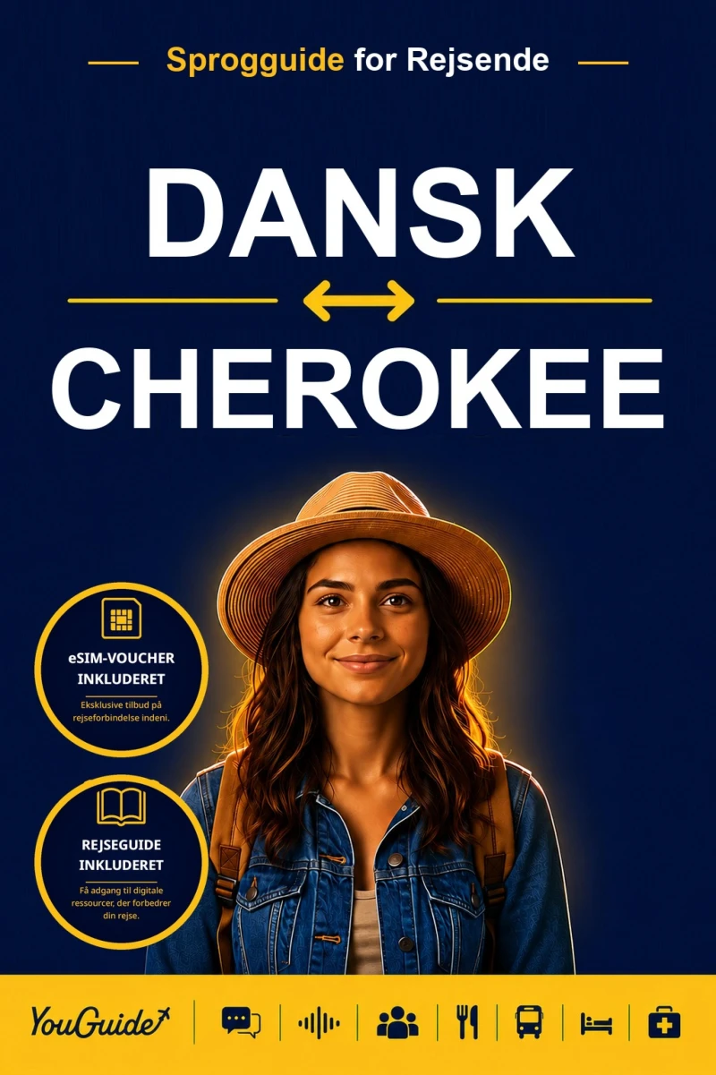 Portada: The Language Guide for Travelers - Danish to Cherokee