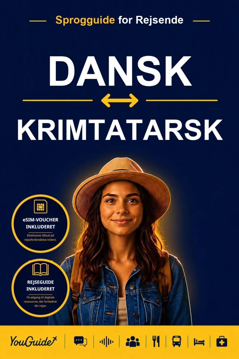 Portada: The Language Guide for Travelers - Danish to Crimean Tatar