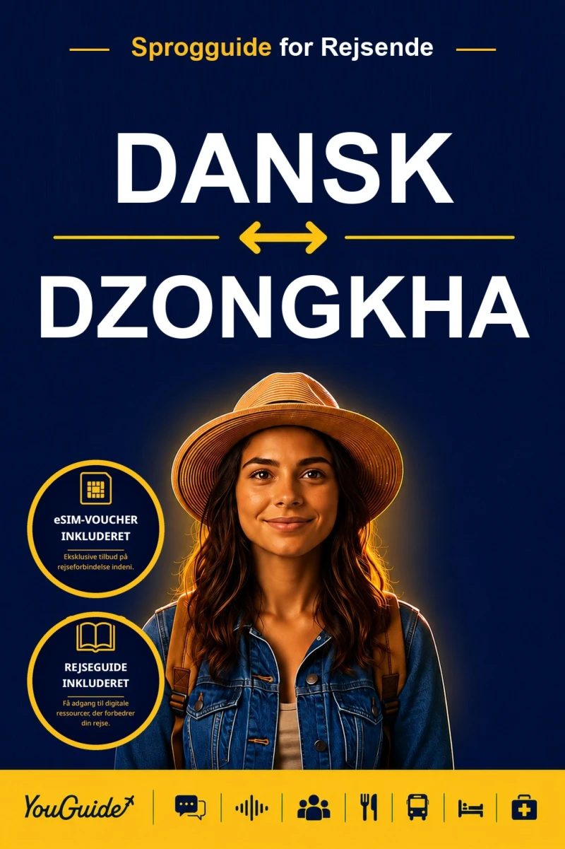 Portada: The Language Guide for Travelers - Danish to Dzongkha