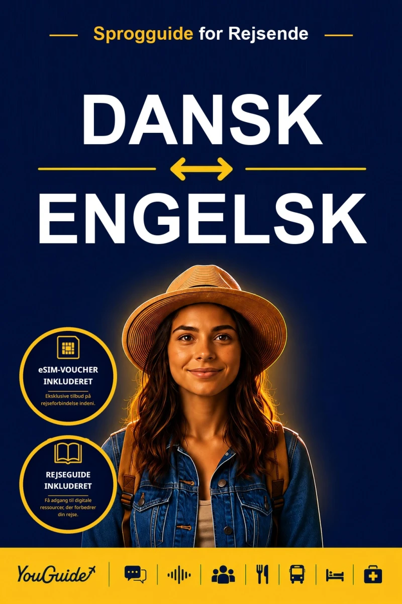 Portada: The Language Guide for Travelers - Danish to English