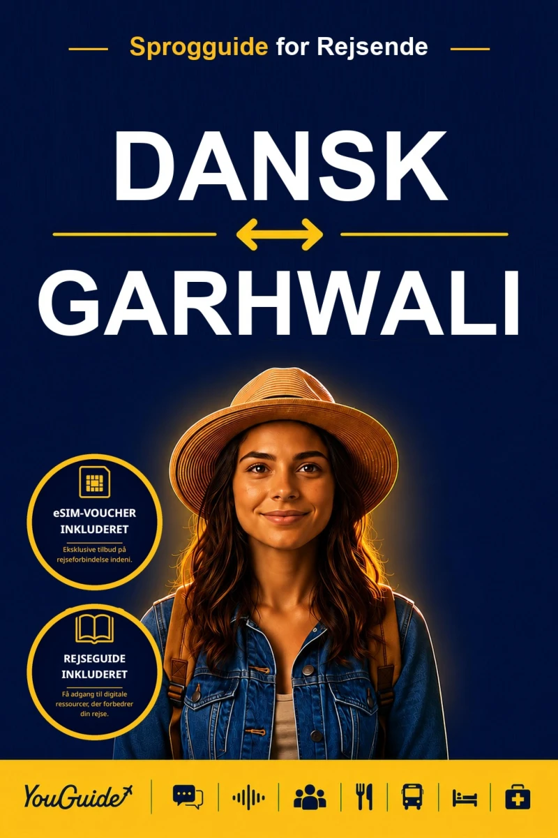 Portada: The Language Guide for Travelers - Danish to Garhwali
