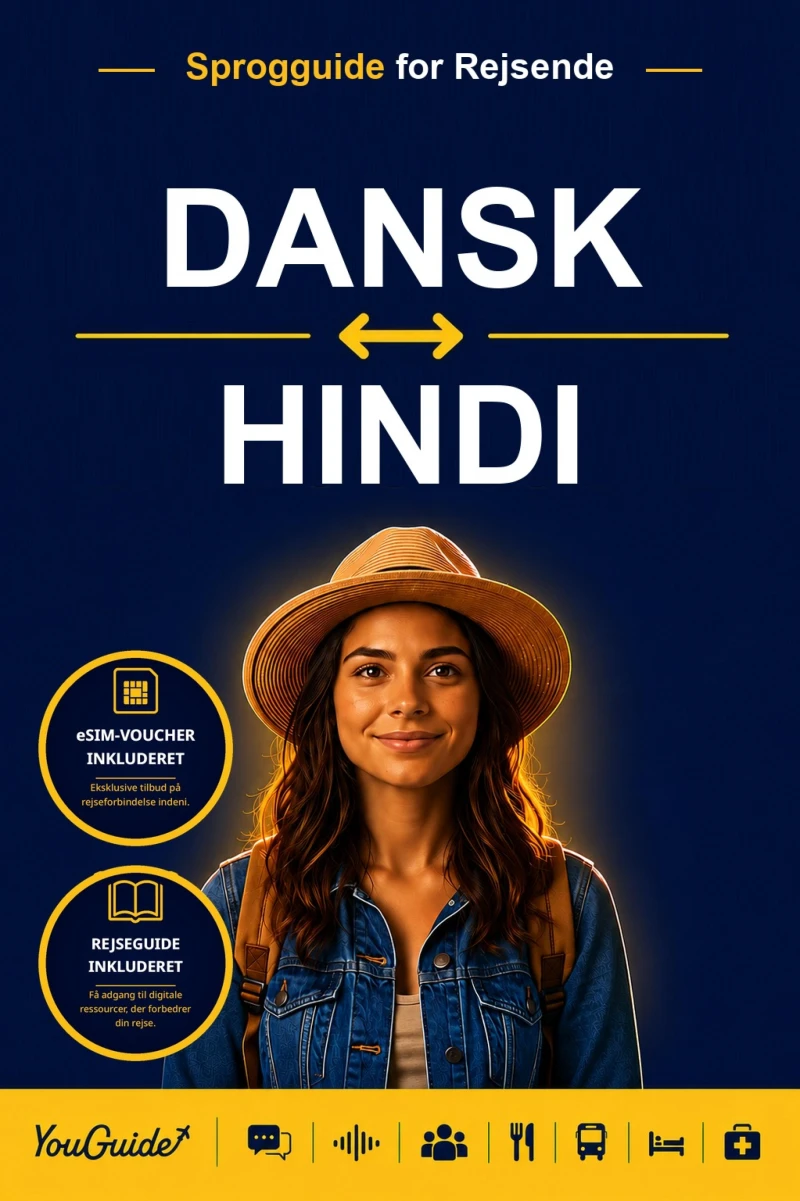 Portada: The Language Guide for Travelers - Danish to Hindi