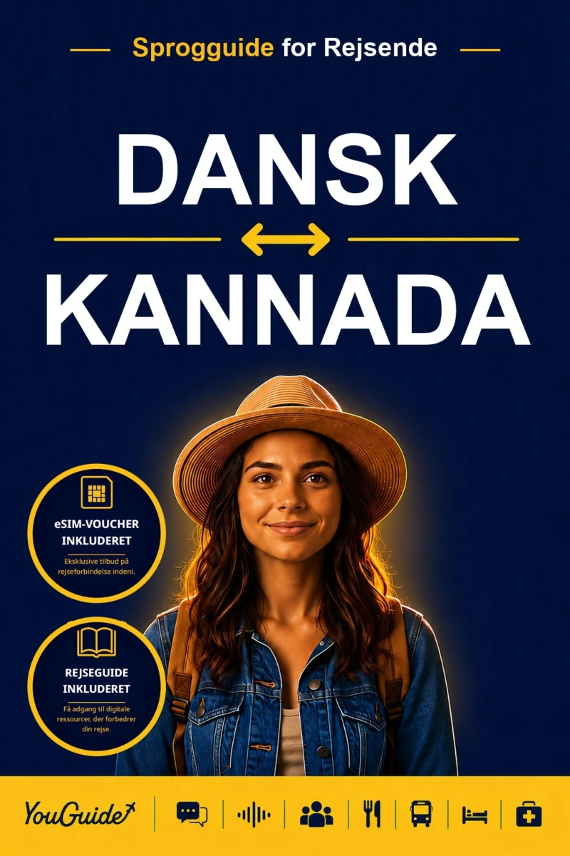Portada: The Language Guide for Travelers - Danish to Kannada