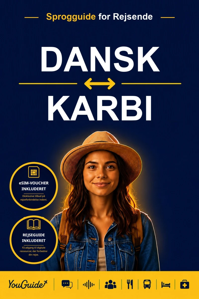 Portada: The Language Guide for Travelers - Danish to Karbi